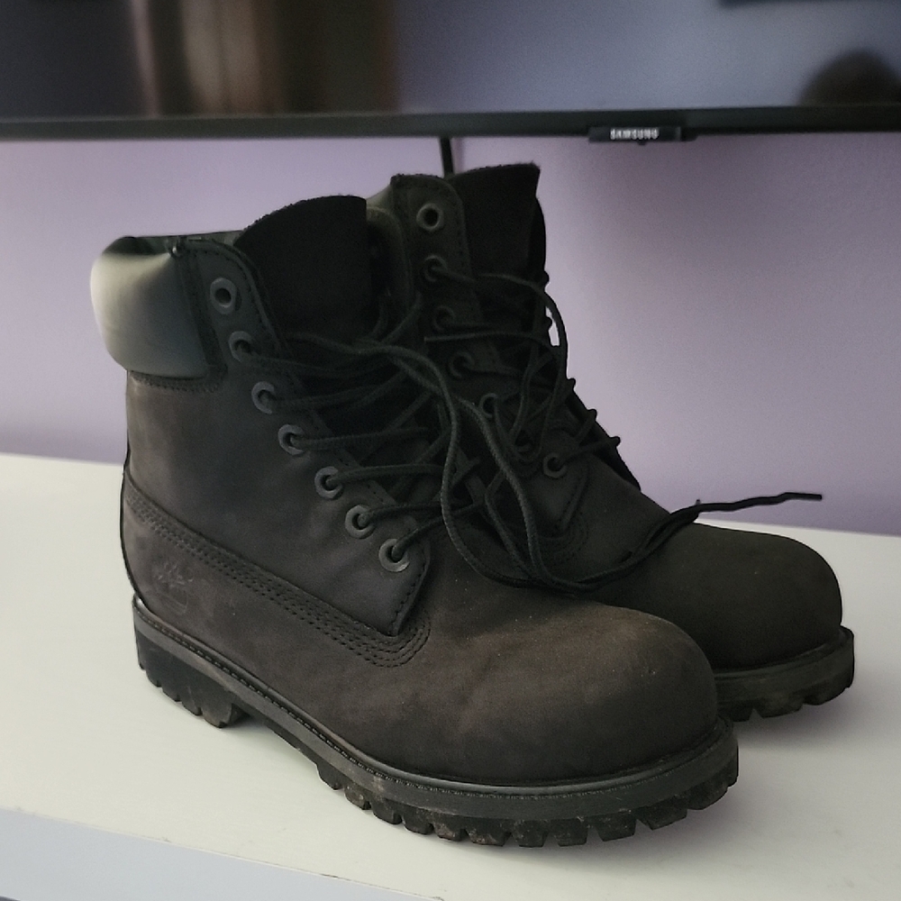 Black Timberland Boots